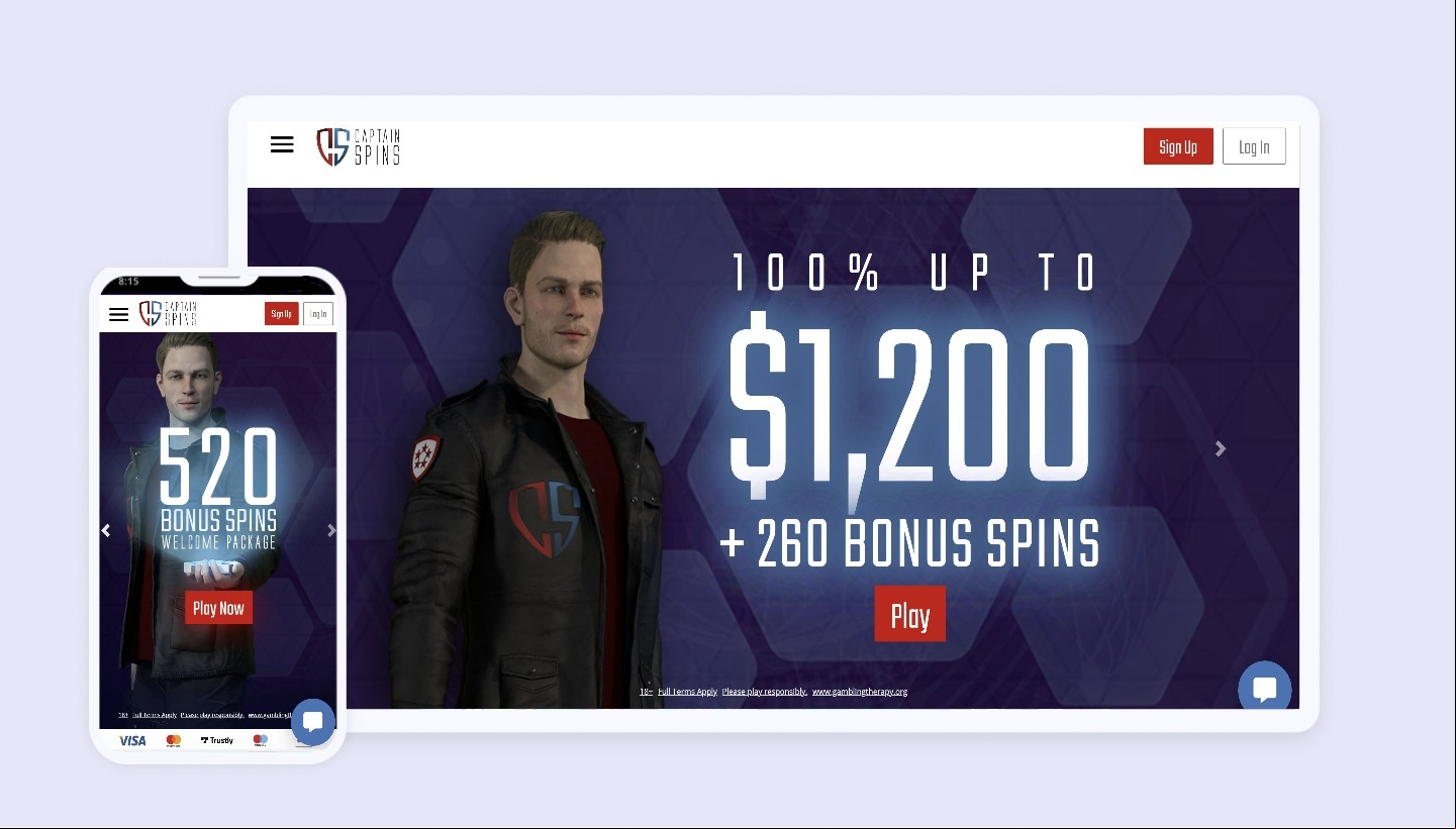 Captain Spins - Best Play’n GO Casinos in Canada