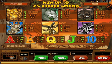 Mega Moolah Screenshot