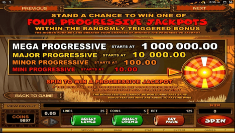 Mega Moolah Screenshot