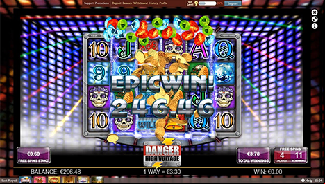 Danger High Voltage Main