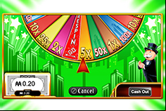 Playing the Wheel Bonus