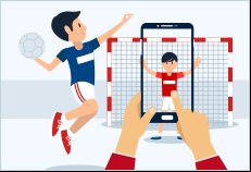 Mobile handball betting